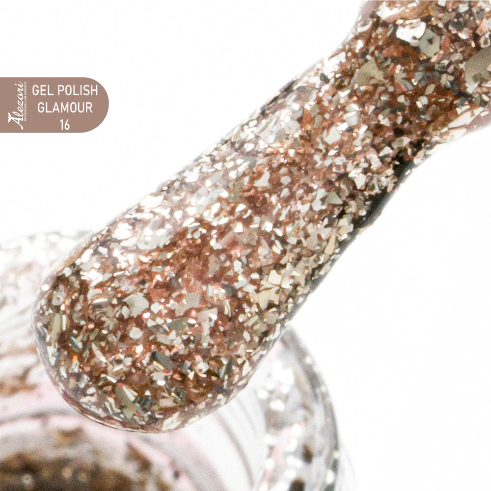 GEL POLISH GLAMOUR 16 (№002) 15ml.