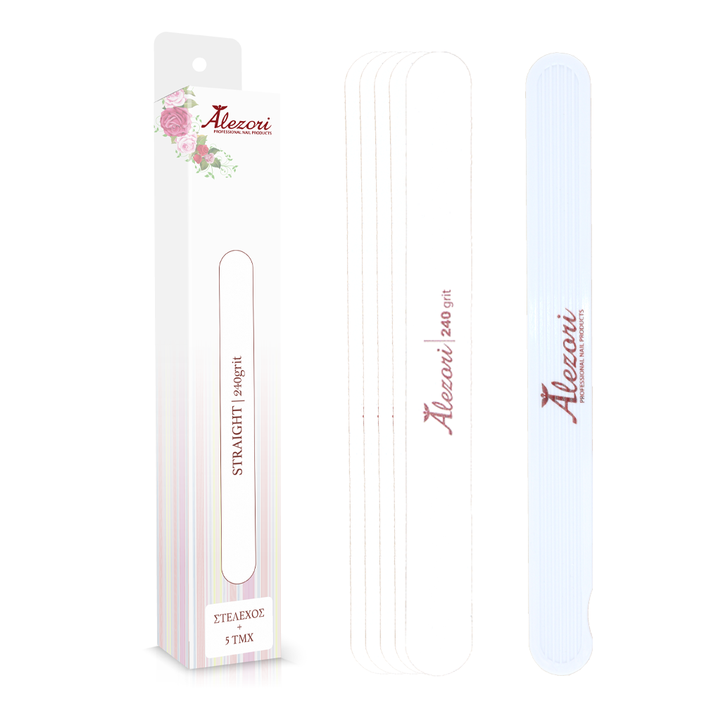 ALEZORI - STRAIGHT ΣΤΕΛΕΧΟΣ & 5 pcs ΑΝΤΑΛΛΑΚΤΙΚΑ 240 GRIT