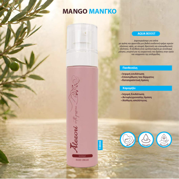 HAND CREAM GEL - MANGO | AQUA BOOST 100 ml  roz