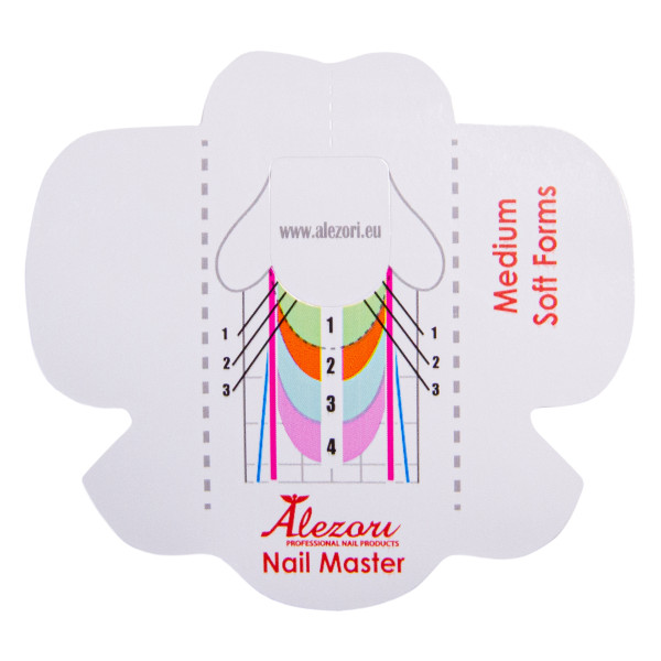 MEDIUM SOFT FORMS NAIL MASTER Alezori (500τεμ.)
