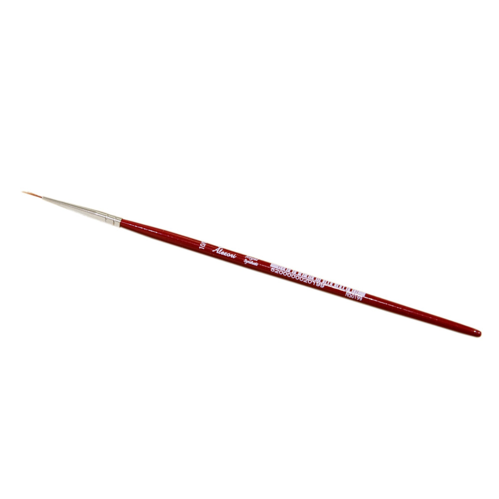 NAIL ART BRUSH ALEZORI No.10/0 ROYAL SYNTHETIC HAIR