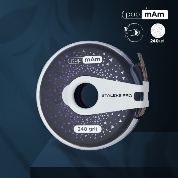 DISPOSABLE WHITE ABRASIVE TAPE