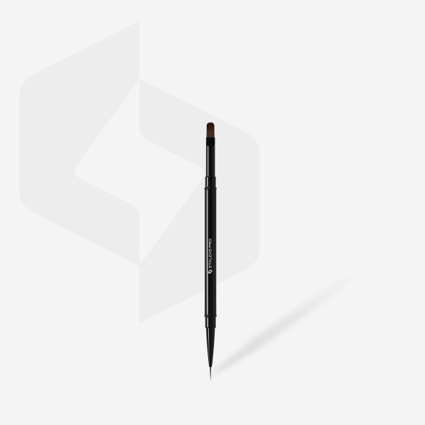 DOUBLE-ENDED BRUSH EXPERT LINER 10 MM / FOR GEL 11 MM