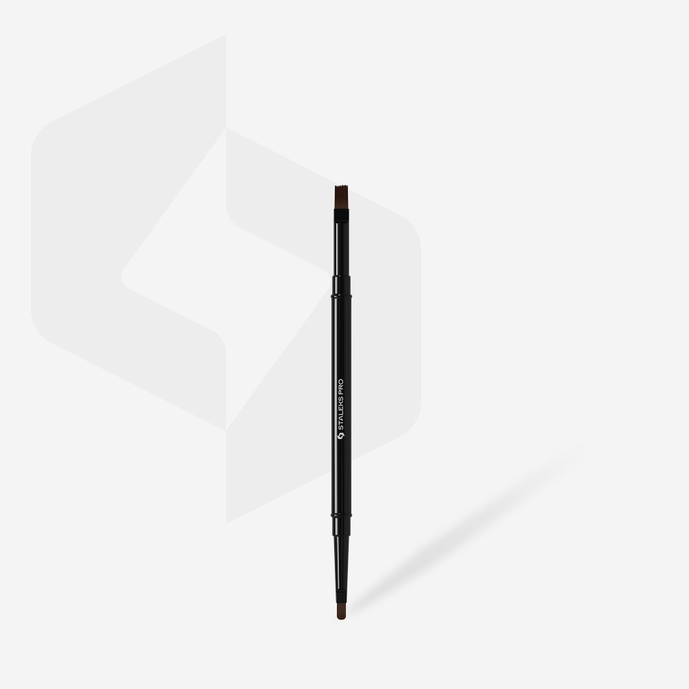 DOUBLE-ENDED BRUSH EXPERT LINER 7 MM / FOR GEL 10 MM