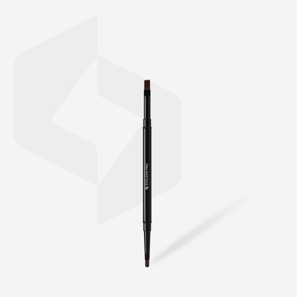 DOUBLE-ENDED BRUSH EXPERT LINER 7 MM / FOR GEL 10 MM