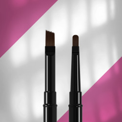 DOUBLE-ENDED BRUSH EXPERT LINER 07 MM / FOR GEL 09 MM