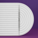 PEDICURE TOENAIL FILE EXPERT 60 TYPE 4 STRAIGHT NAIL FILE AND FILE WITH A BENT END | PE-60/4